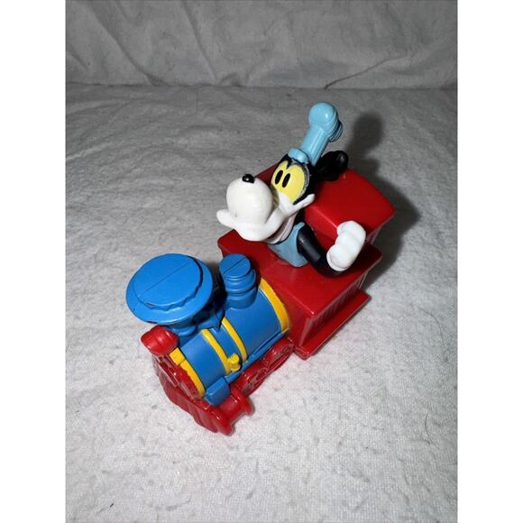 Disney Goofy Train‎ Conductor Toy Figure Vintage Collectible Locomotive Decor - Picture 1 of 10